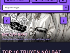 Giao diện web đọc truyện tranh Comic Style – Cơ Bản
